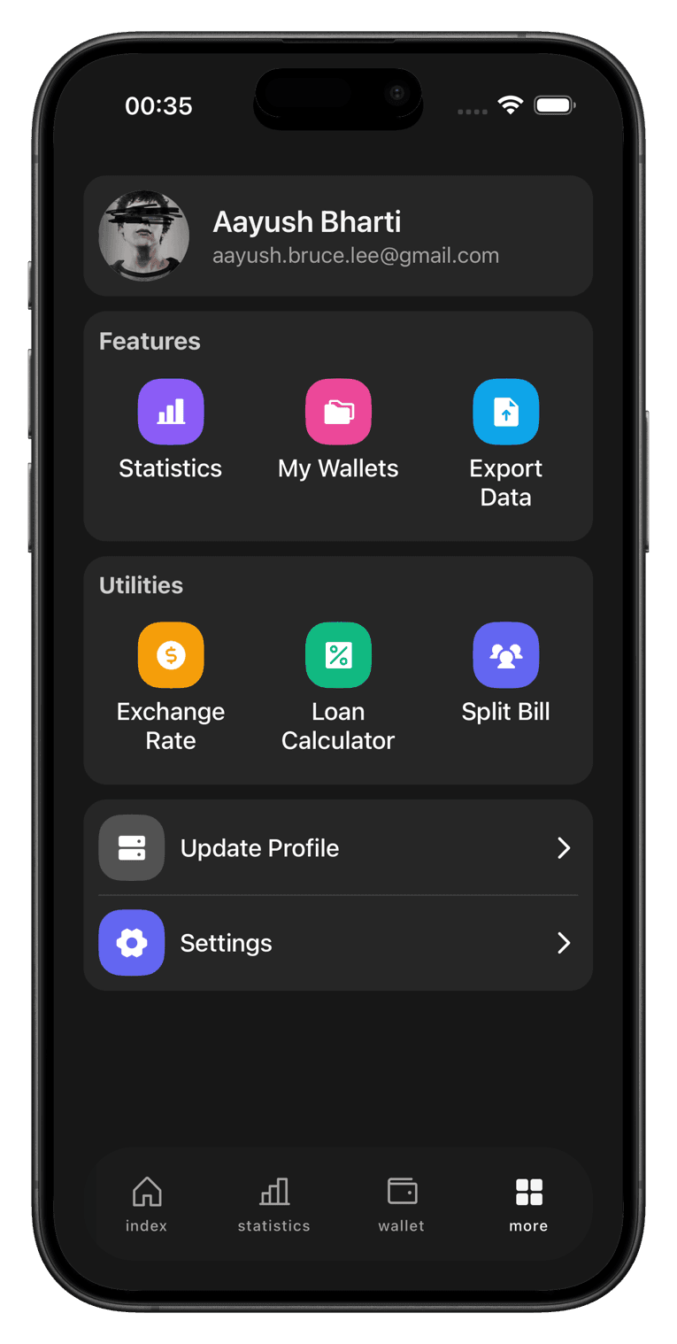 Finote – Master Your Finances screen 3