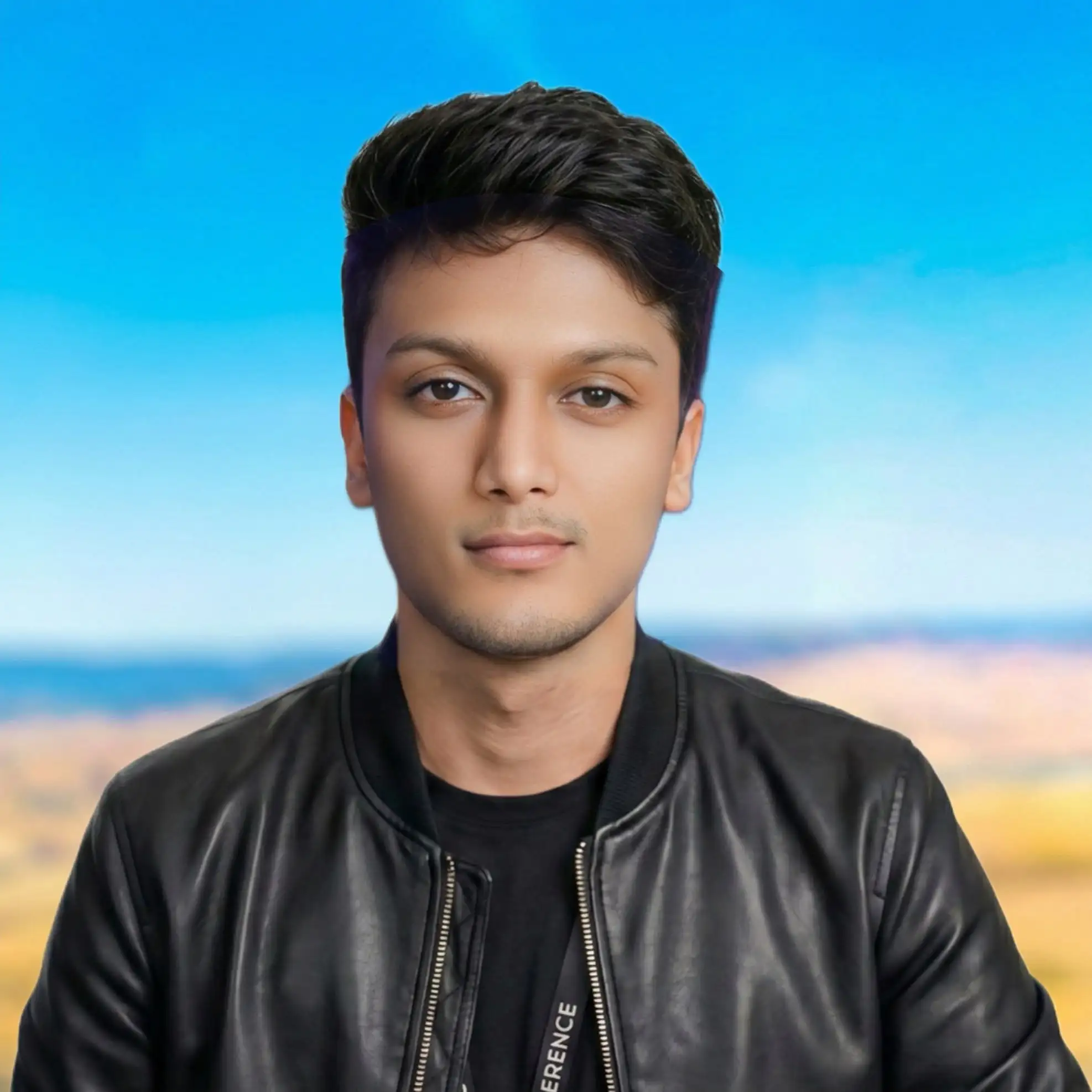 Aayush Bharti blue pic